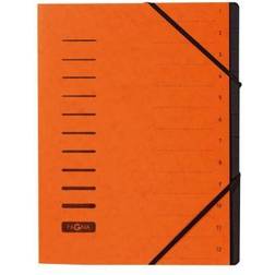 Pagna Pagna Office Orange Klassificeringsmappe A4 (210 x 297 mm) Orange > På fjernlager, levevering hos dig 23-10-2022